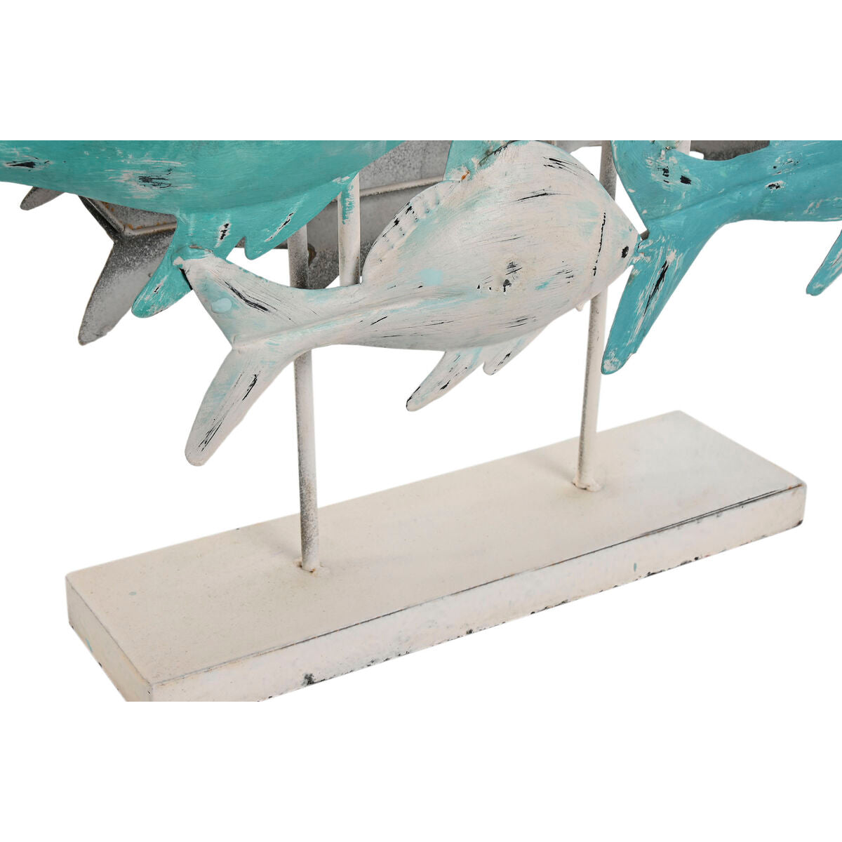 Figurine Décorative Home ESPRIT méditerranéen Poissons 60 x 15 x 53 cm