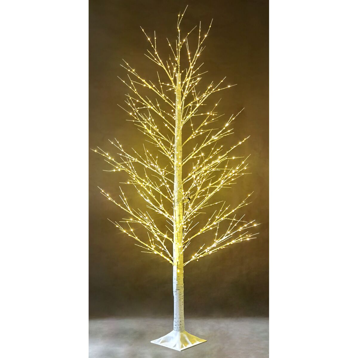 Sapin de Noël Home ESPRIT Blanc Métal 22 x 22 x 180 cm