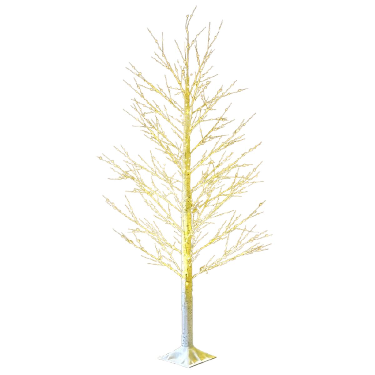 Sapin de Noël Home ESPRIT Blanc Métal 22 x 22 x 180 cm