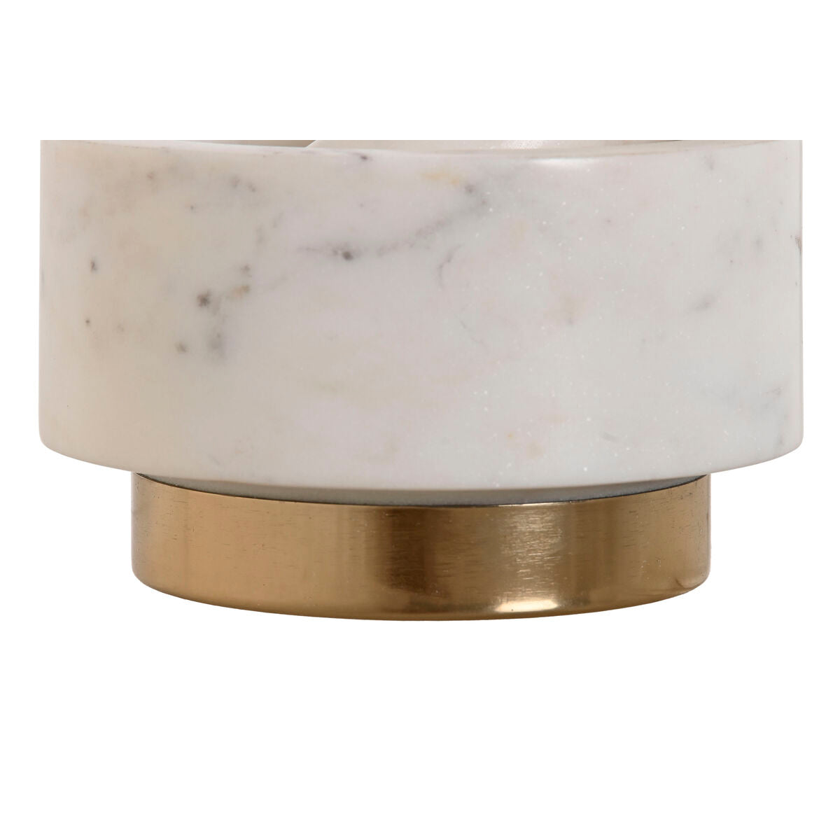 Mortier de cuisine Home ESPRIT Laiton Marbre 12,5 x 12,5 x 7,5 cm