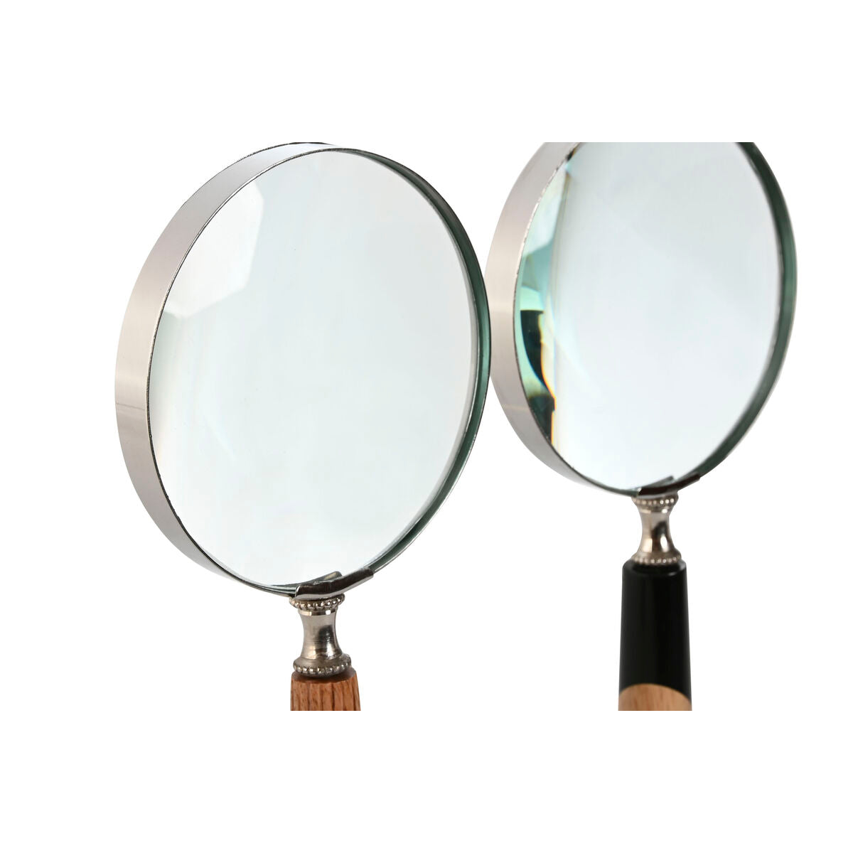 Figurine Décorative Home ESPRIT Bicolore Colonial Loupe 10 x 2,5 x 24,5 cm (2 Unités)