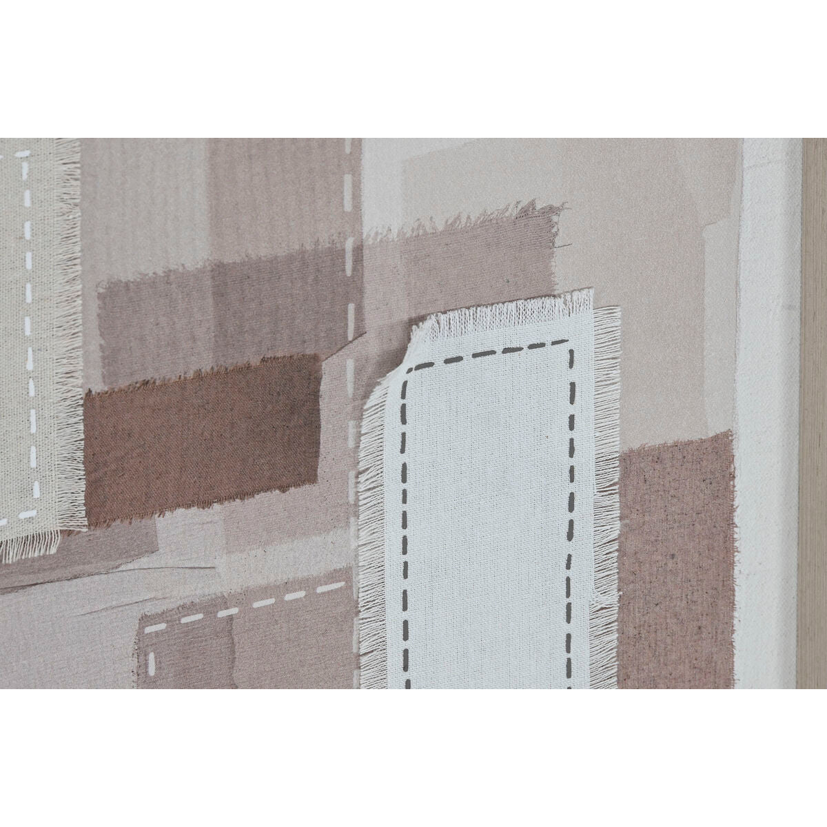 Toile Home ESPRIT Beige Gris Abstrait Moderne 40 x 2,5 x 50 cm (2 Unités)