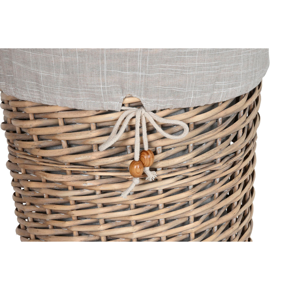 Lot de paniers Home ESPRIT Beige Naturel osier 45 x 45 x 55 cm 3 Pièces