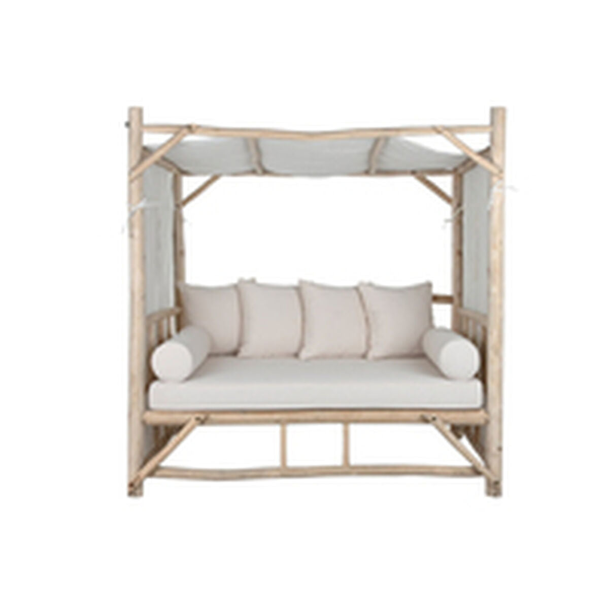 Chaise longue Home ESPRIT Blanc Naturel