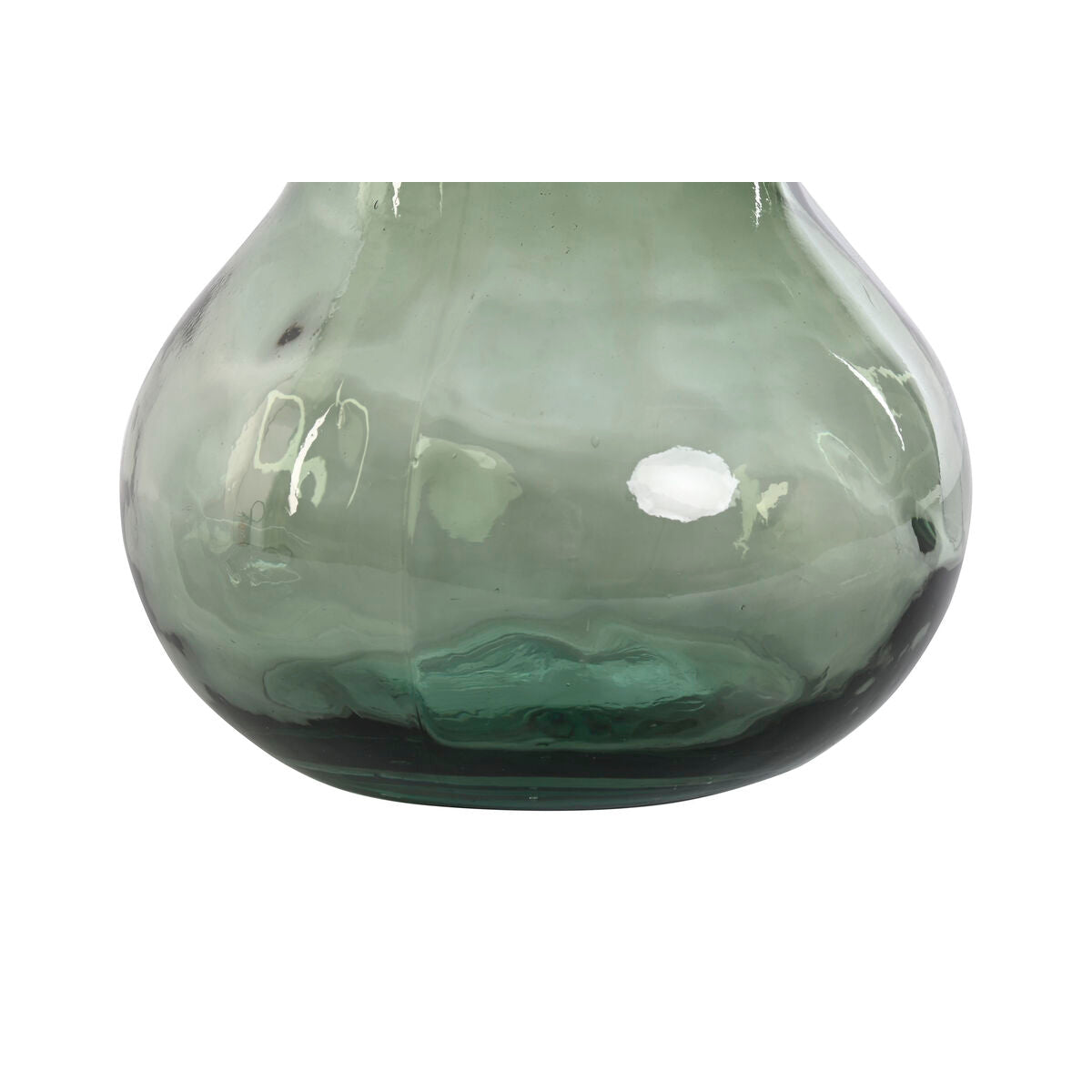 Vase Home ESPRIT Vert Cristal recyclé 26,5 x 26,5 x 75 cm