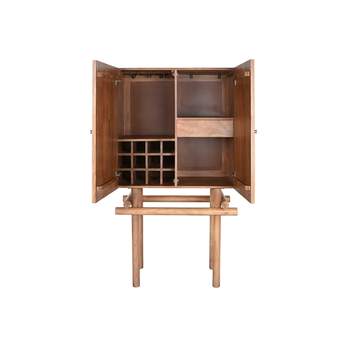 Range Bouteilles Home ESPRIT Naturel 90 x 45 x 156 cm