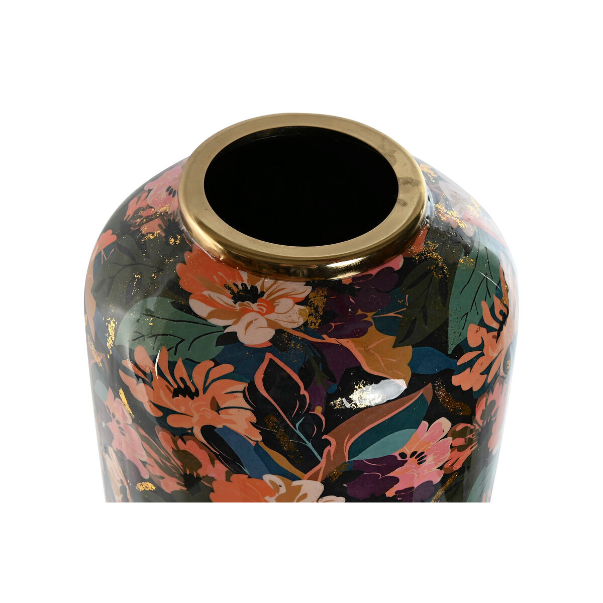 Vase Home ESPRIT Multicouleur Métal 25 x 25 x 70 cm