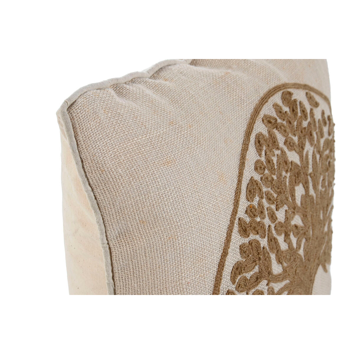 Coussin Home ESPRIT Blanc Naturel Arbre Romantique 45 x 15 x 45 cm (2 Unités)