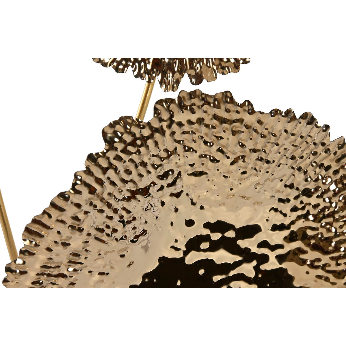 Décoration murale Home ESPRIT Doré Fleur 50 x 5 x 50 cm