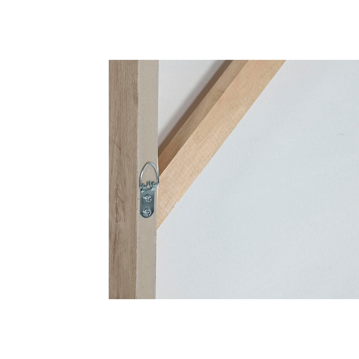 Cadre Home ESPRIT Blanc Beige Jute polystyrène Abstrait Moderne 102 x 3,2 x 102 cm (2 Unités)