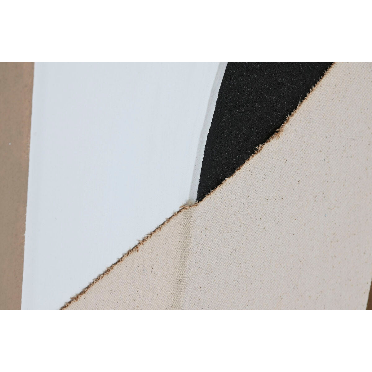 Cadre Home ESPRIT Marron Beige Jute polystyrène Abstrait Urbaine 82 x 3,8 x 102 cm (2 Unités)