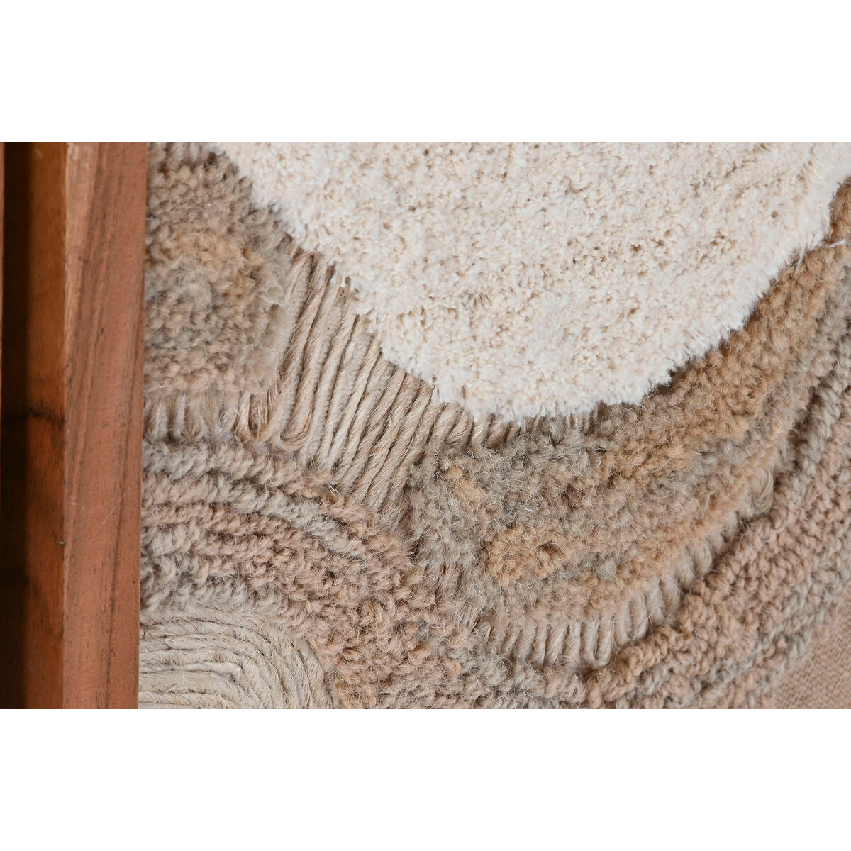 Cadre Home ESPRIT Coton Bois d'acacia 60 x 3 x 75 cm