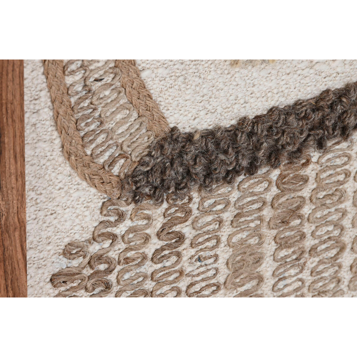 Cadre Home ESPRIT Coton Bois d'acacia 50 x 3 x 60 cm