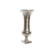 Vase Home ESPRIT Argenté Aluminium Moderne Verre 28,5 X 28,5 X 61,5 cm