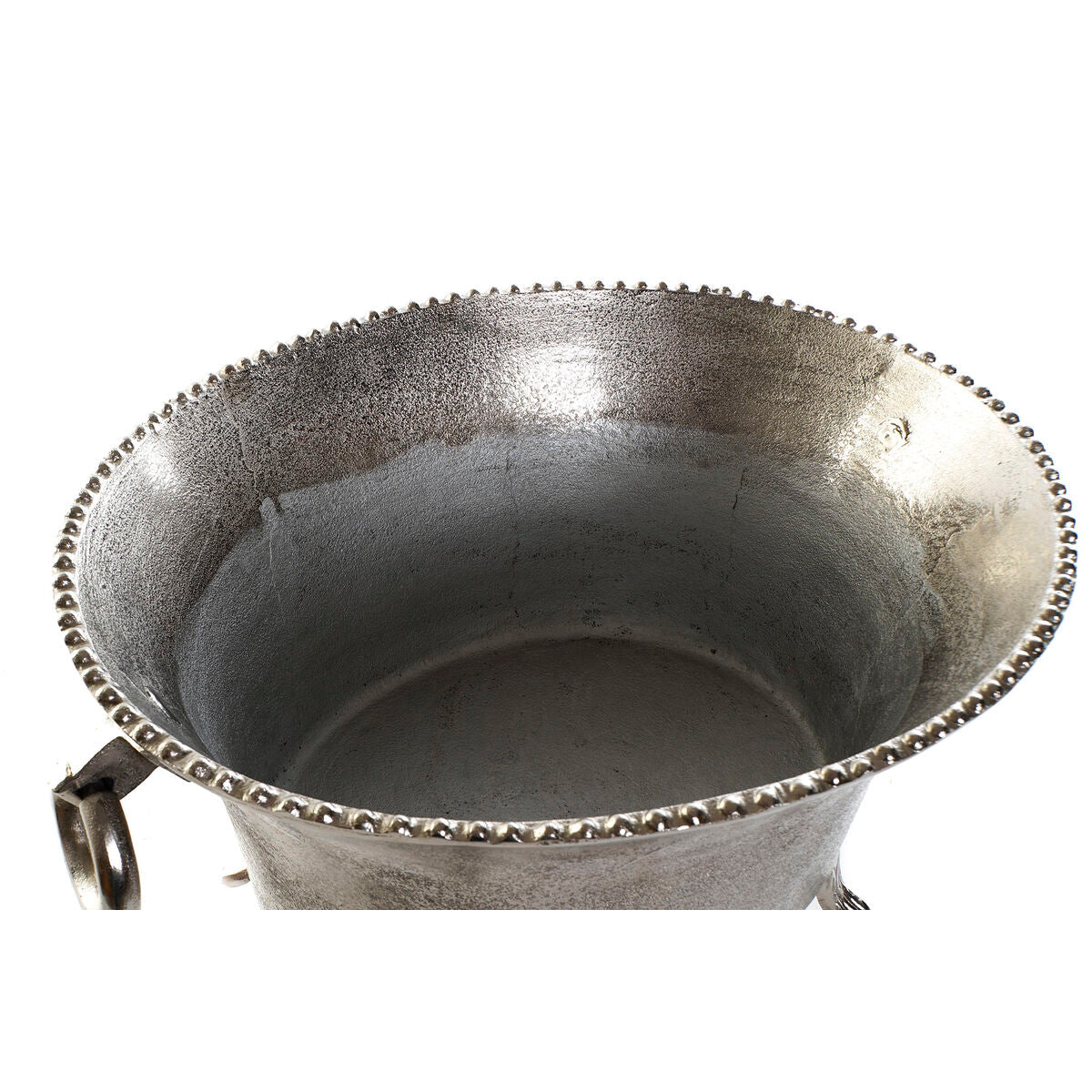 Sceau à Glace Home ESPRIT Argenté Aluminium 45 X 36,5 X 26 cm