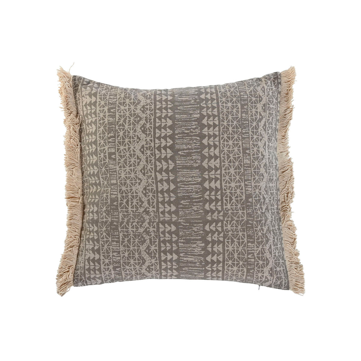 Coussin Home ESPRIT Gris Naturel Boho 45 x 8 x 45 cm