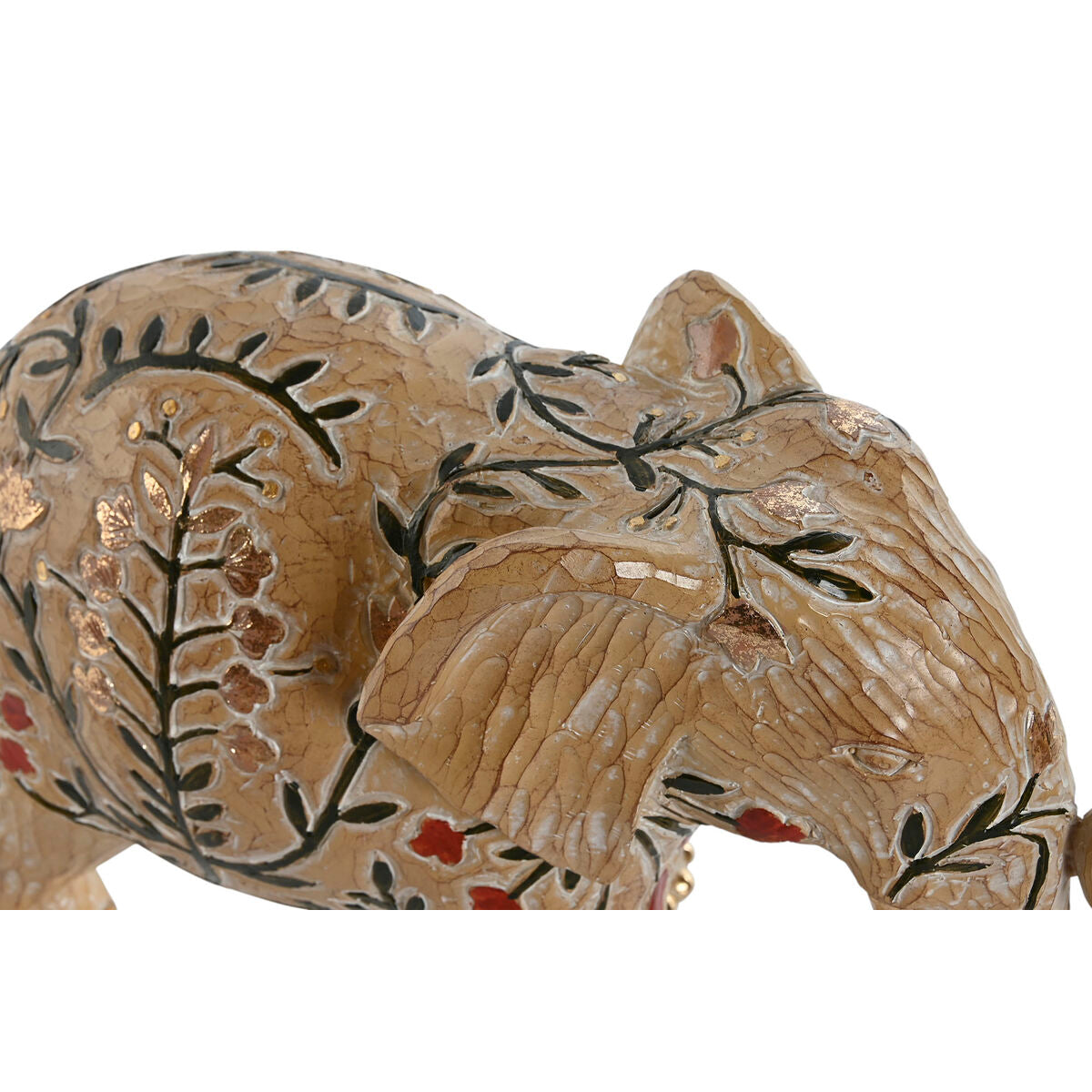 Figurine Décorative Home ESPRIT Multicouleur Eléphant 32,5 x 12,5 x 21 cm