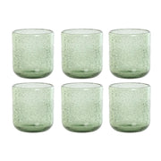 Set de Verres Home ESPRIT Vert Verre 320 ml (6 Unités)