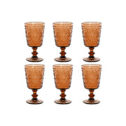 Set de Verres Home ESPRIT Verre 8,5 x 8,5 x 16,3 cm (6 Unités)