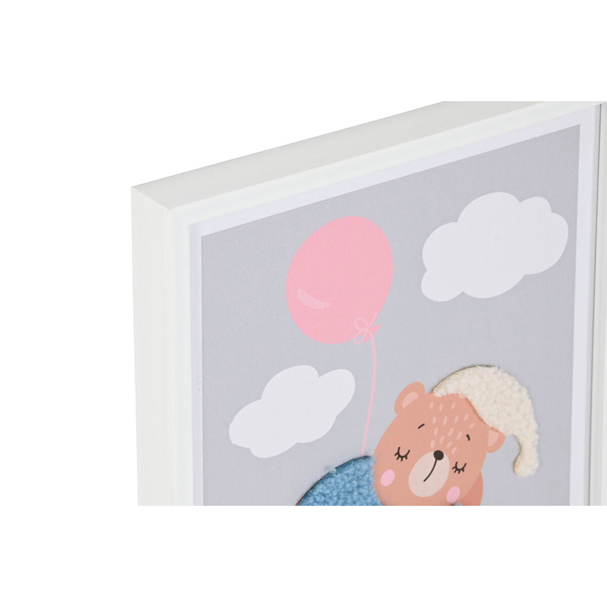 Cadre Home ESPRIT Jaune Gris Enfant 30 x 1,8 x 40 cm (4 Unités)