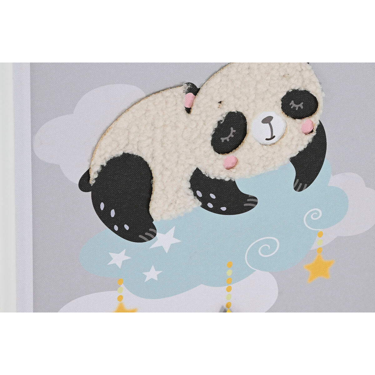 Cadre Home ESPRIT Jaune Gris Enfant 30 x 1,8 x 40 cm (4 Unités)