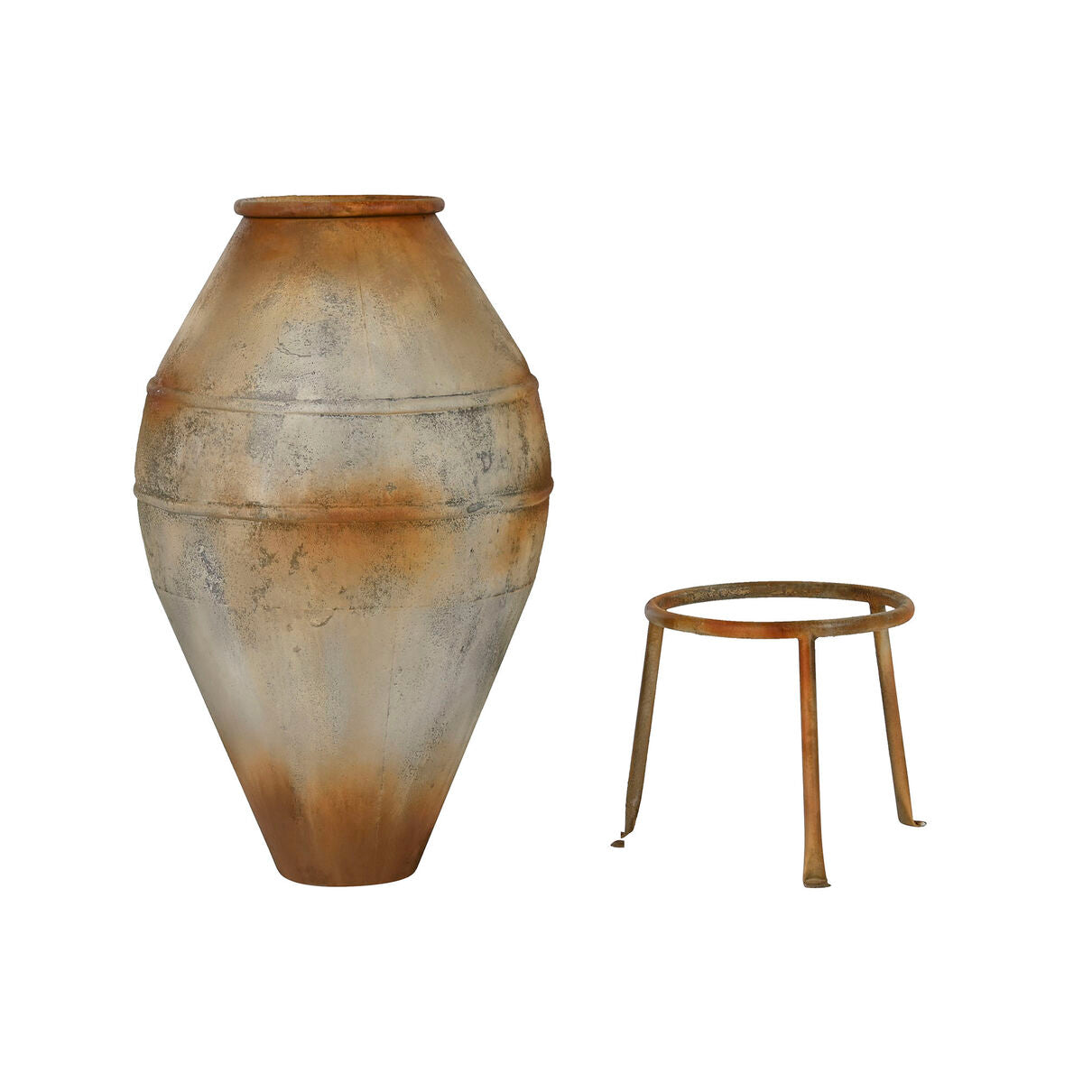 Vase Home ESPRIT Beige Métal 49 X 49 X 93 cm
