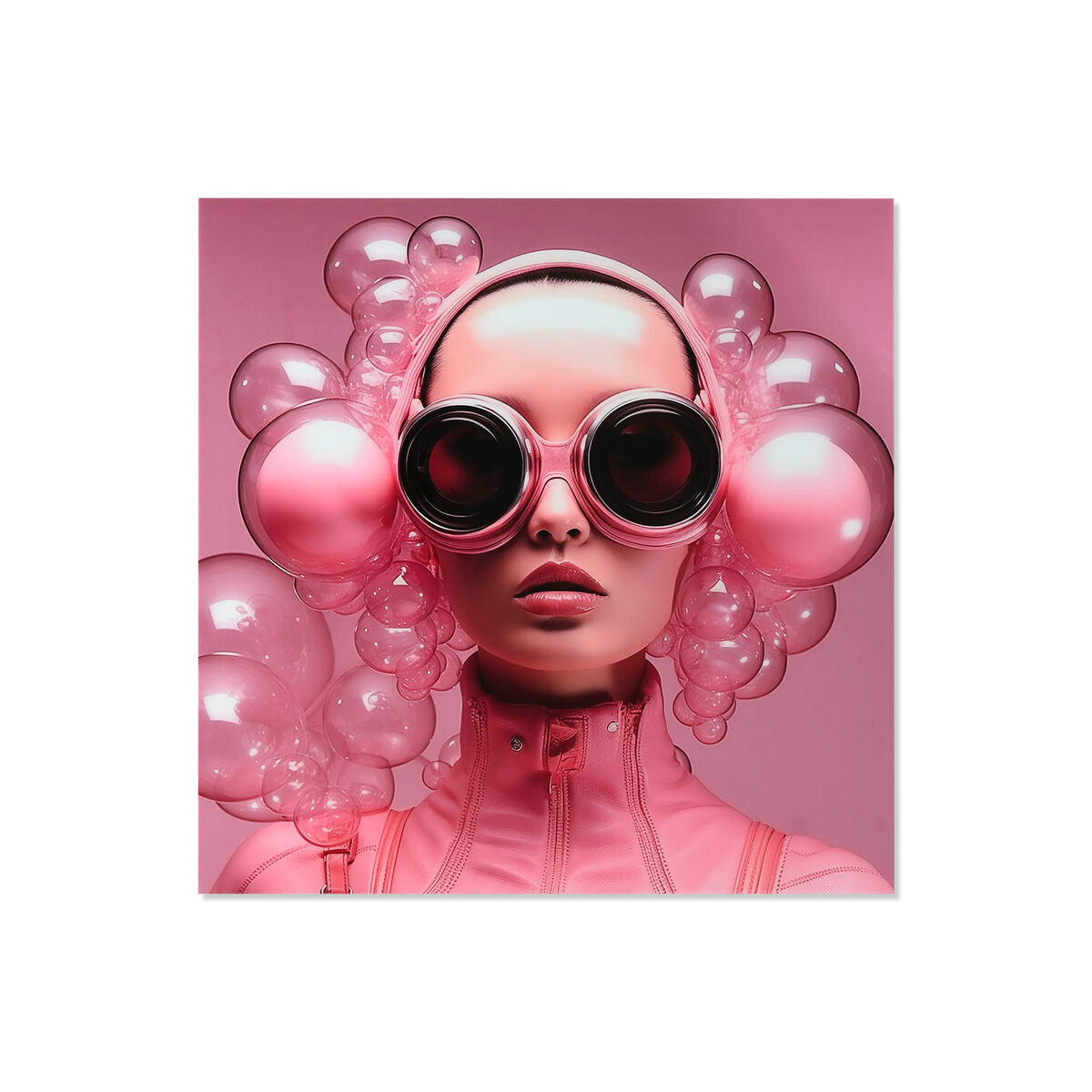 Cadre Home ESPRIT Rose Imprimé 120 x 4 x 120 cm