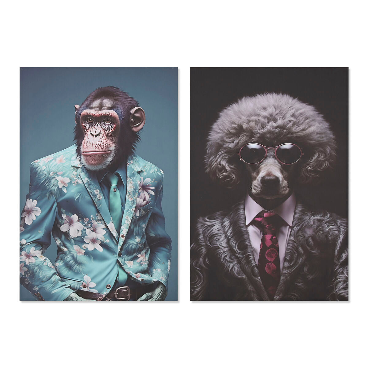 Toile Home ESPRIT Toile 80 x 3 x 120 cm