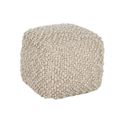 Repose-pied Home ESPRIT Beige 45 x 45 x 45 cm