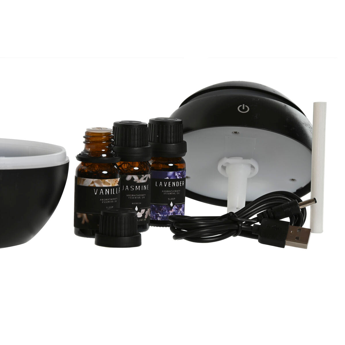 Diffuseur d'Huiles Essentielles Home ESPRIT 10 ml (4 Pièces)