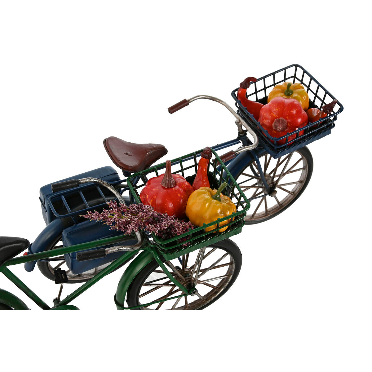 Figurine Décorative Home ESPRIT Vert Blue marine Vintage 30 x 9 x 17 cm (2 Unités)