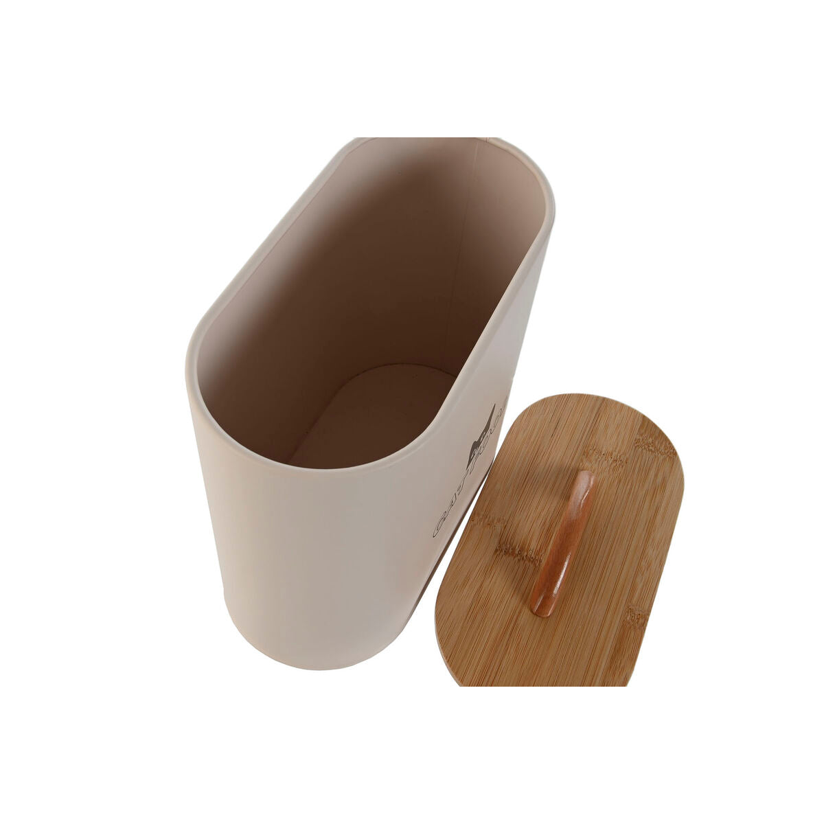 Boîte de nourriture pour animaux Home ESPRIT Beige Naturel 3,6 L