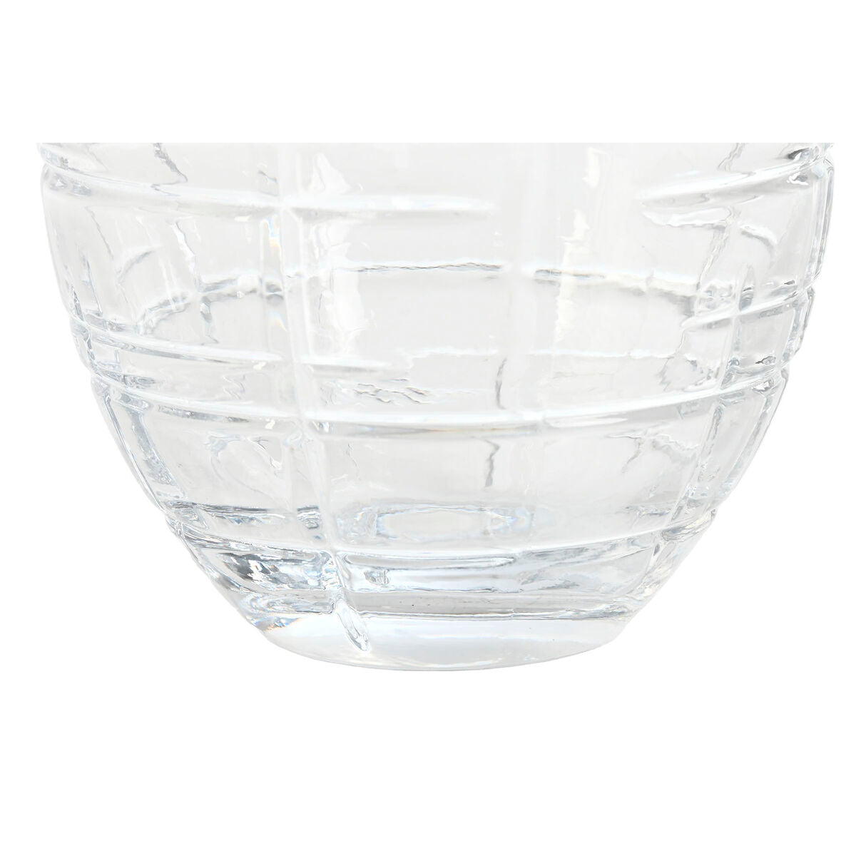 Vase Home ESPRIT Transparent Verre Moderne 12 x 12 x 17 cm