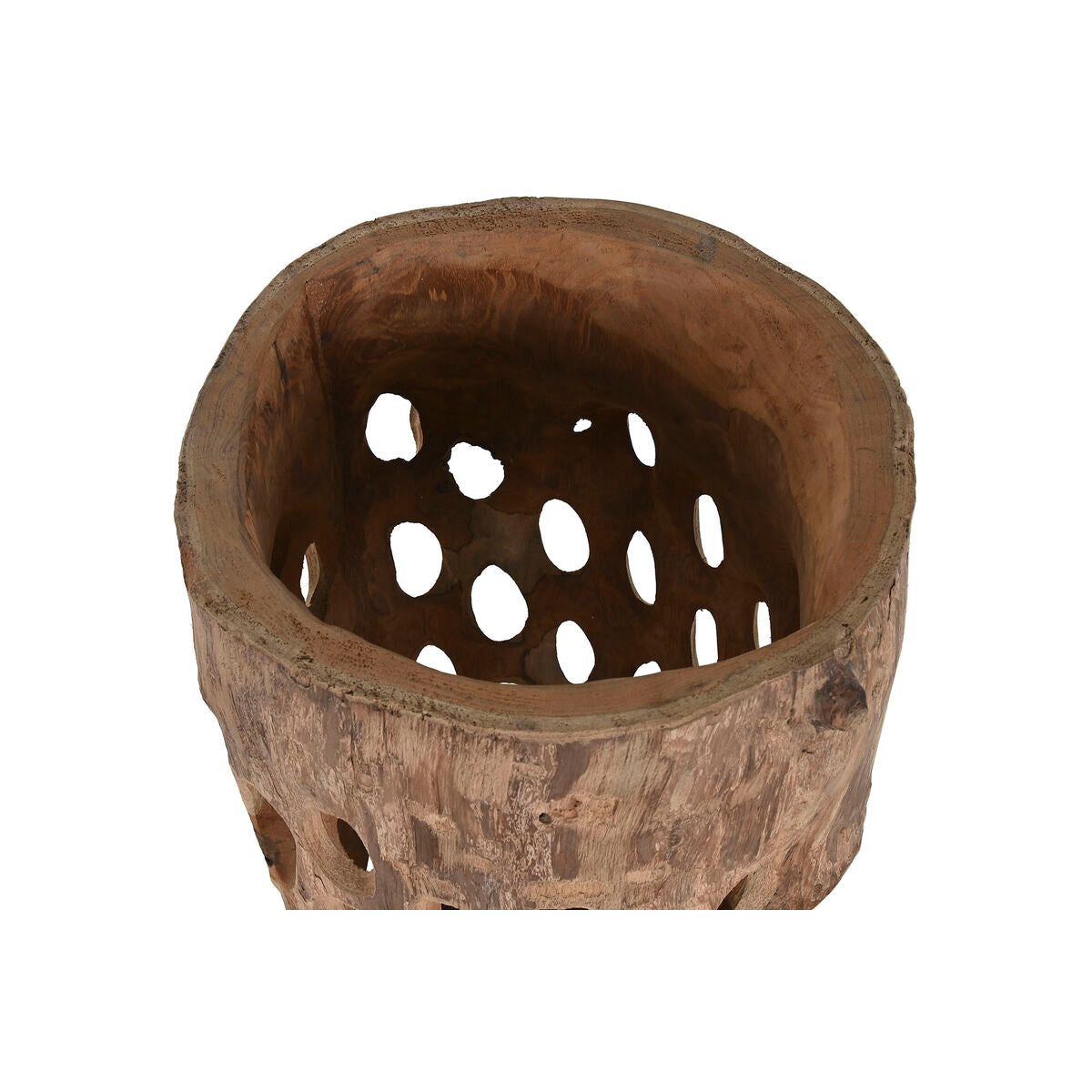 Vase Home ESPRIT Naturel Teck 30 x 30 x 75 cm 30 x 31 x 76,5 cm