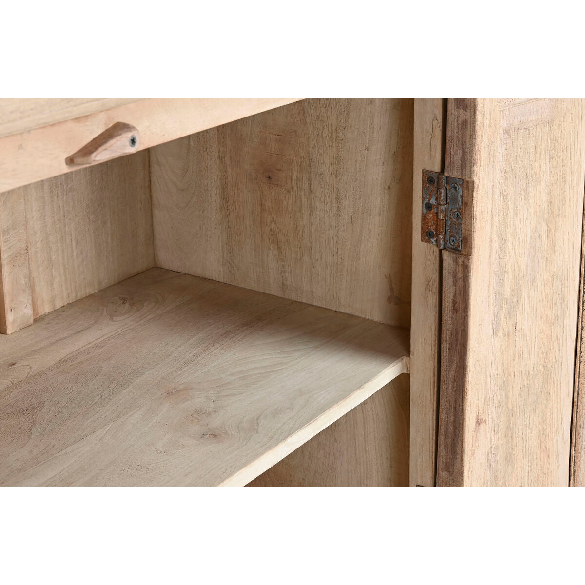 Présentoir Home ESPRIT Naturel Teck Bois de manguier 266 x 46 x 251 cm