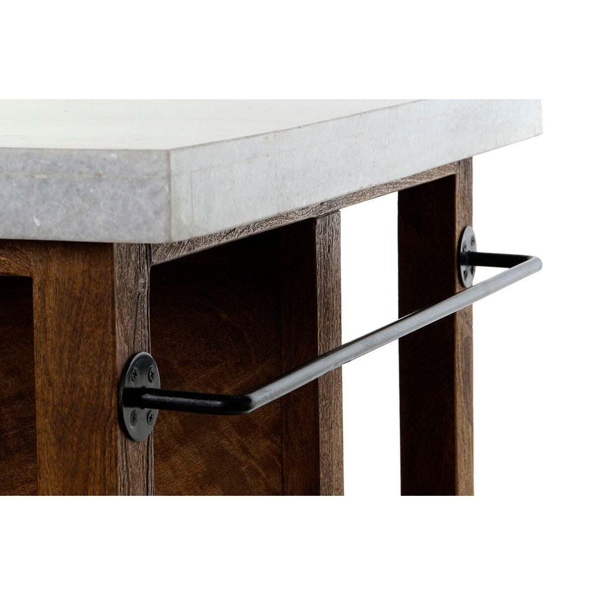 Meuble de cuisine Home ESPRIT Blanc Marron 168 x 76 x 92 cm