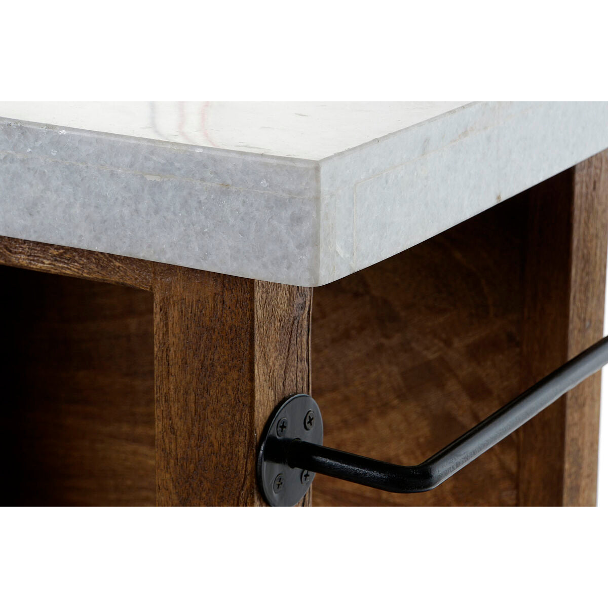 Meuble de cuisine Home ESPRIT Blanc Marron 168 x 76 x 92 cm