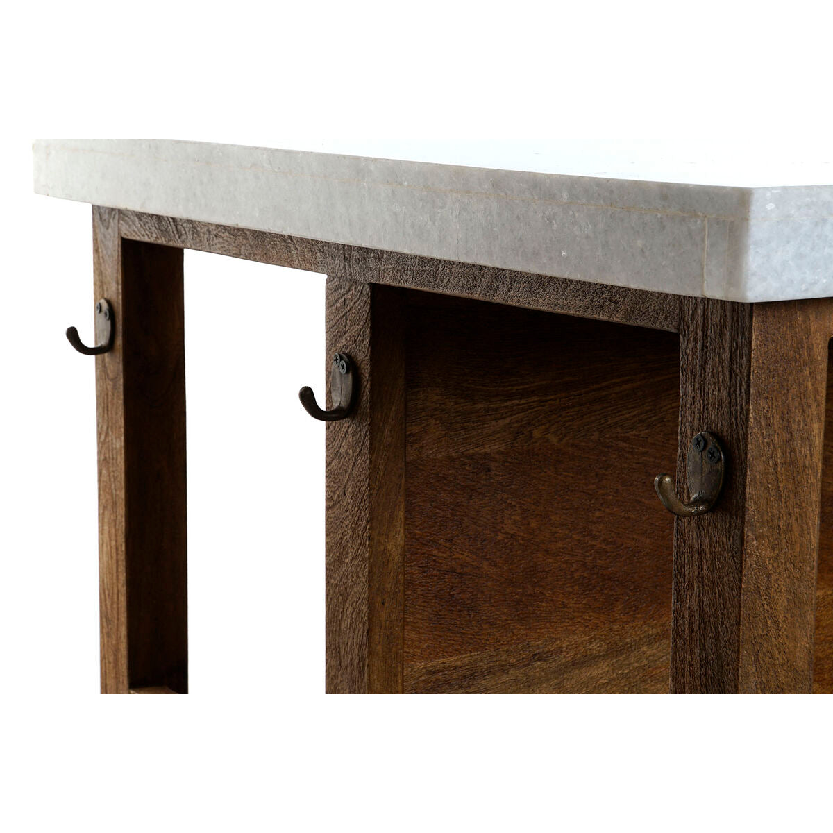 Meuble de cuisine Home ESPRIT Blanc Marron 168 x 76 x 92 cm