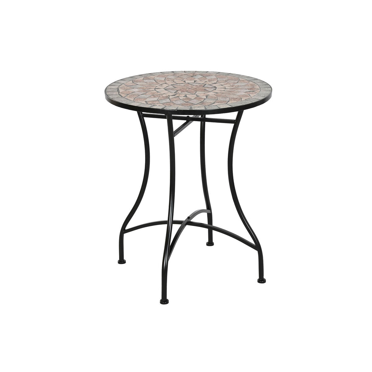 Table d'appoint Home ESPRIT Noir Multicouleur 60 x 60 x 72 cm