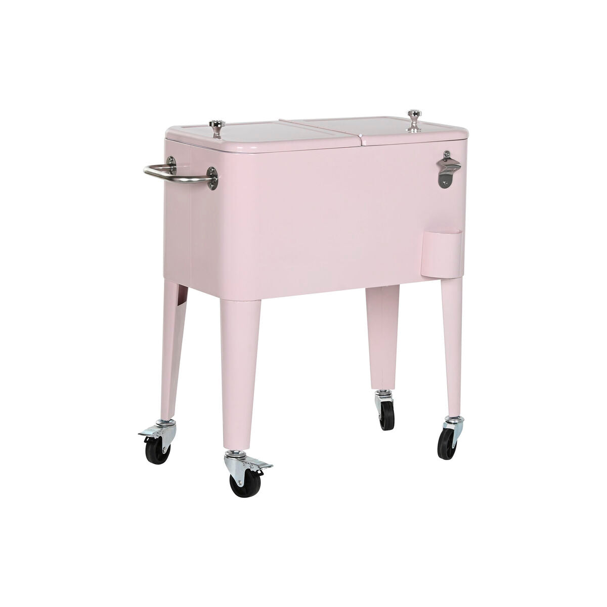 Glacière Home ESPRIT Rose Acier polypropylène 74 x 43 x 80 cm