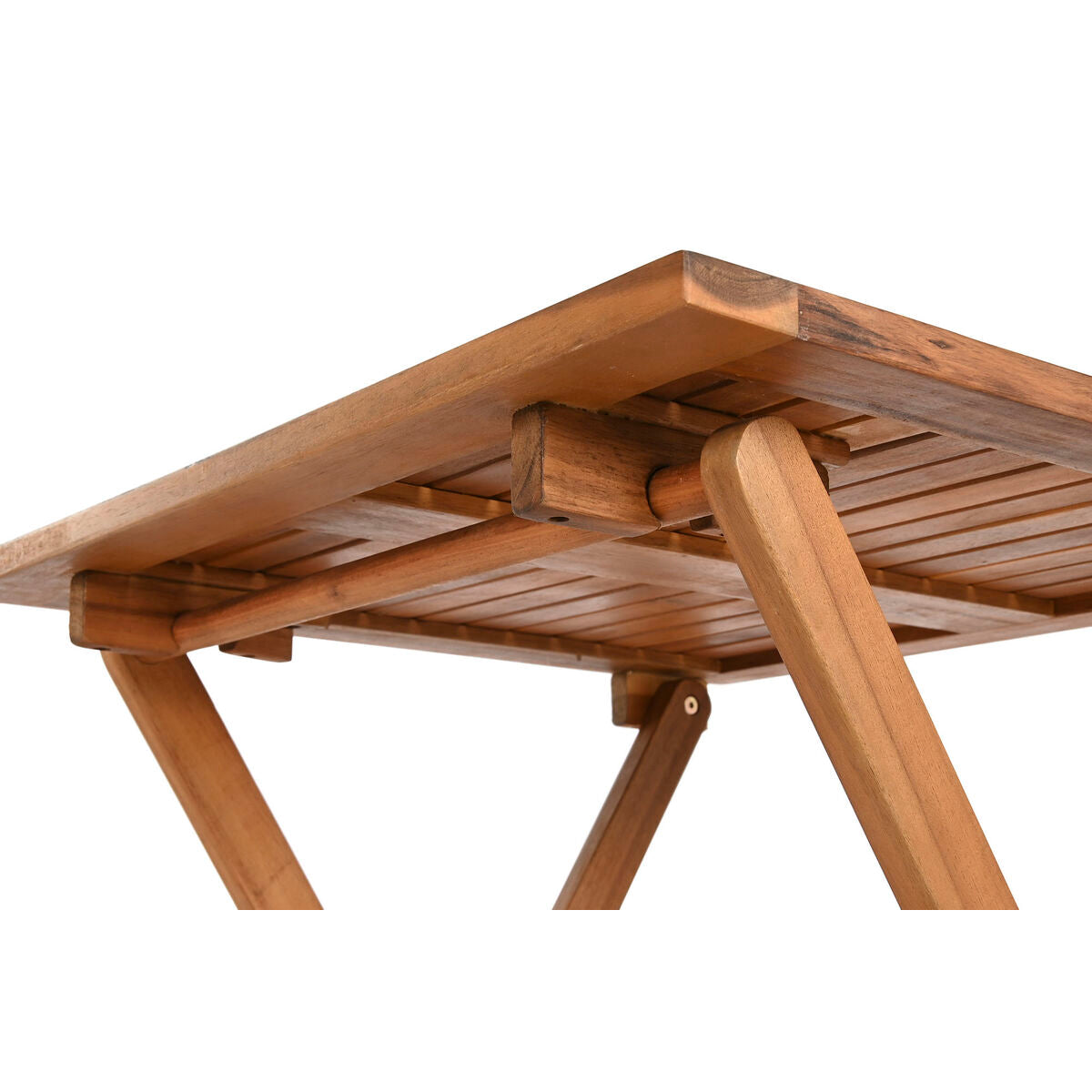 Ensemble Table + 2 Chaises Home ESPRIT Marron 60 x 60 x 74 cm