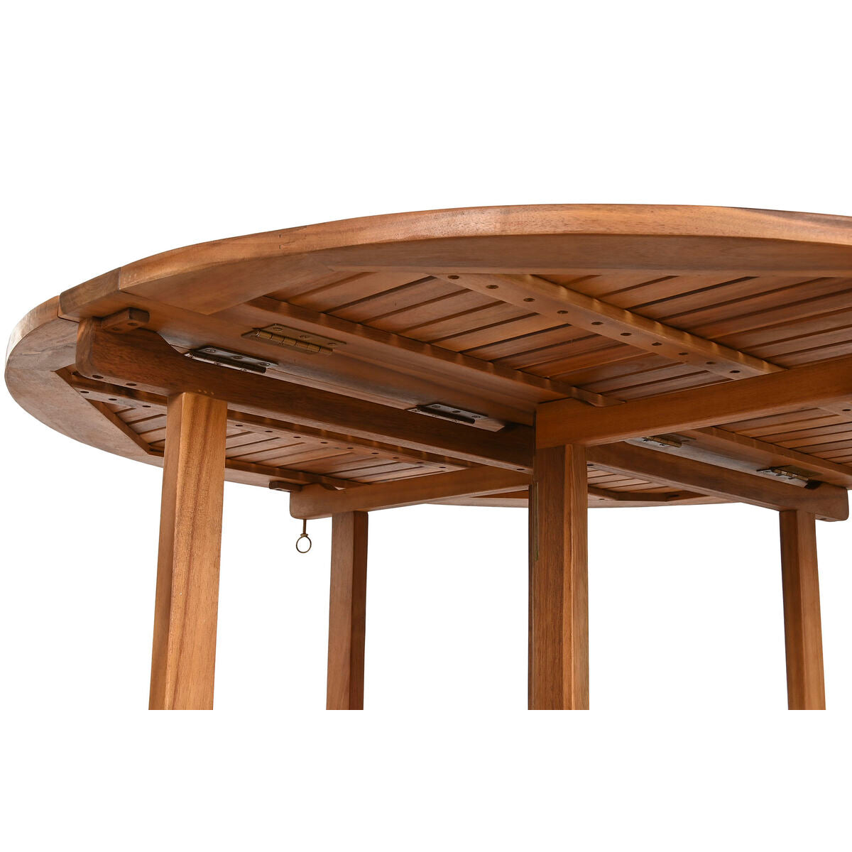 Table de Salle à Manger Home ESPRIT Marron Naturel Acacia 110 x 110 x 74 cm