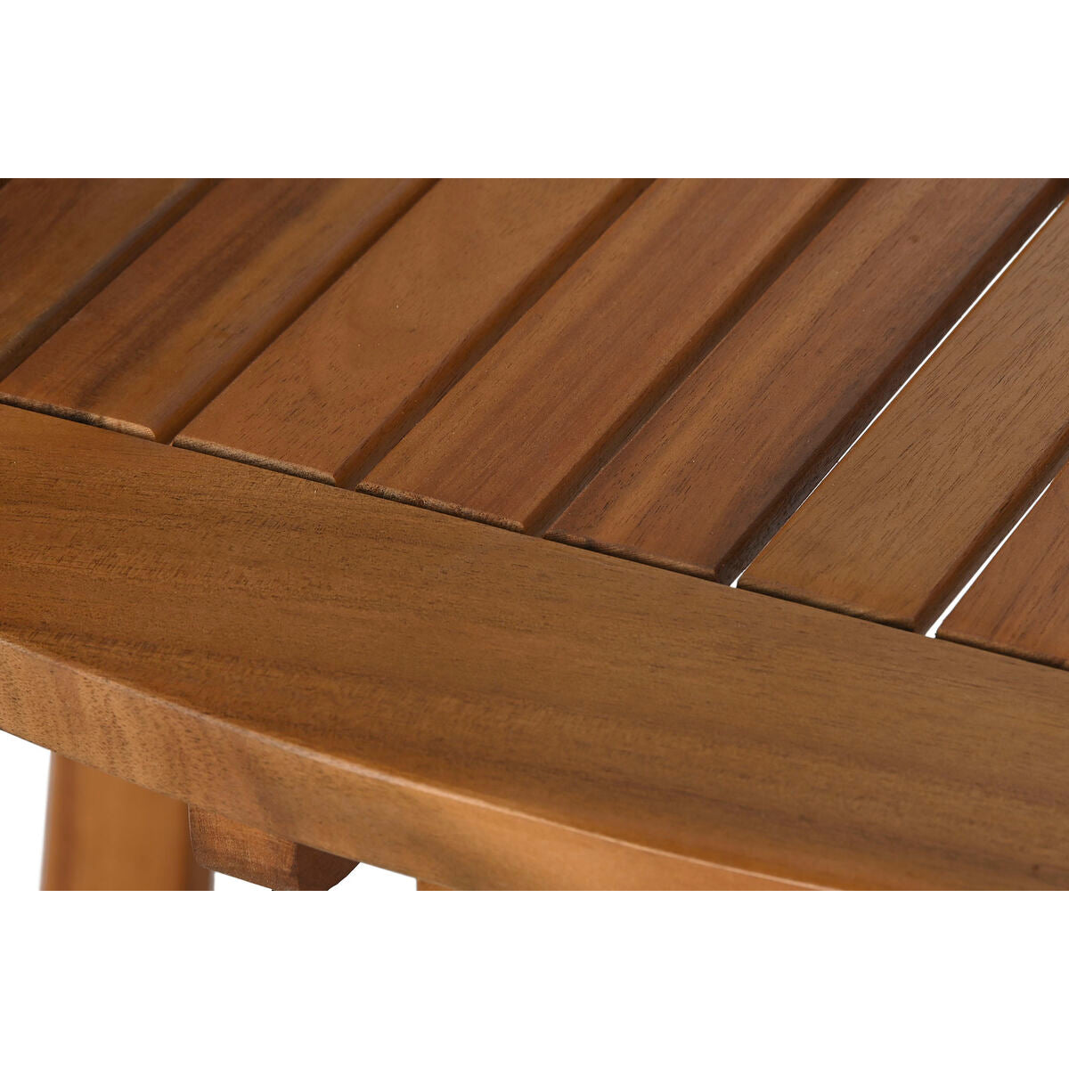 Table de Salle à Manger Home ESPRIT Marron Naturel Acacia 110 x 110 x 74 cm