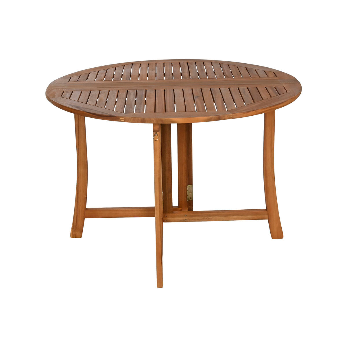 Table de Salle à Manger Home ESPRIT Marron Naturel Acacia 110 x 110 x 74 cm