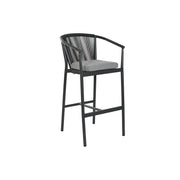 Tabouret Home ESPRIT Aluminium rotin synthétique 57 x 61 x 108 cm