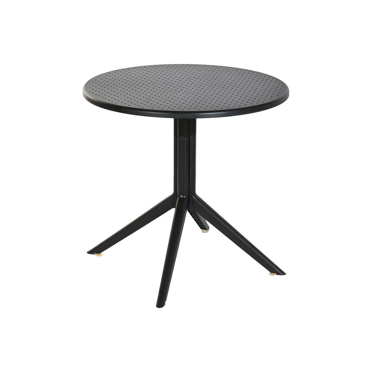 Table de Salle à Manger Home ESPRIT Noir Métal polypropylène 80 x 80 x 75 cm