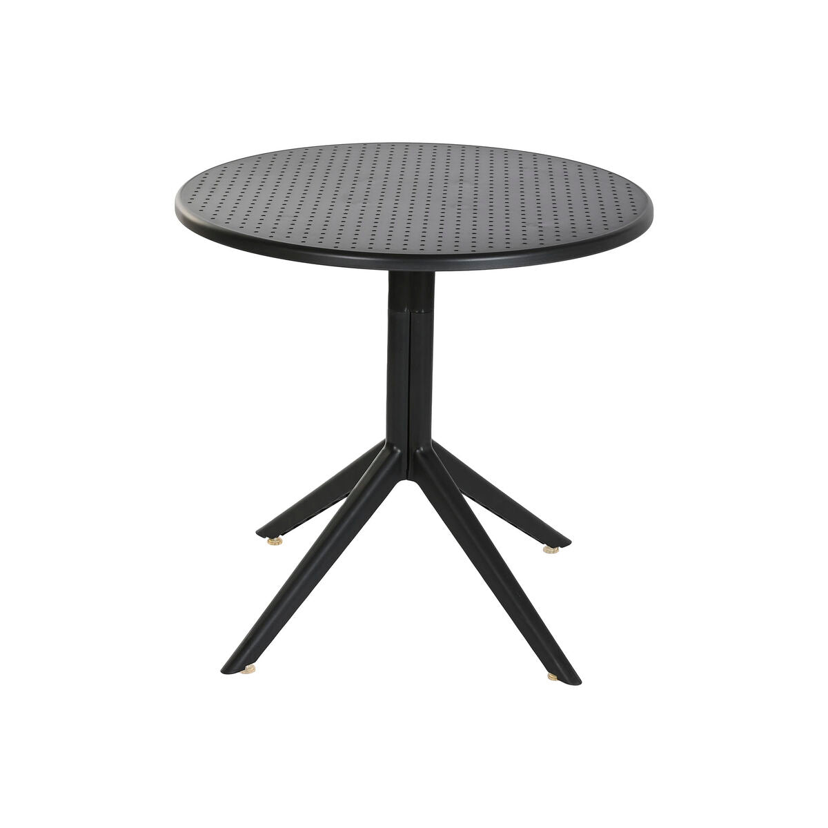 Table de Salle à Manger Home ESPRIT Noir Métal polypropylène 80 x 80 x 75 cm