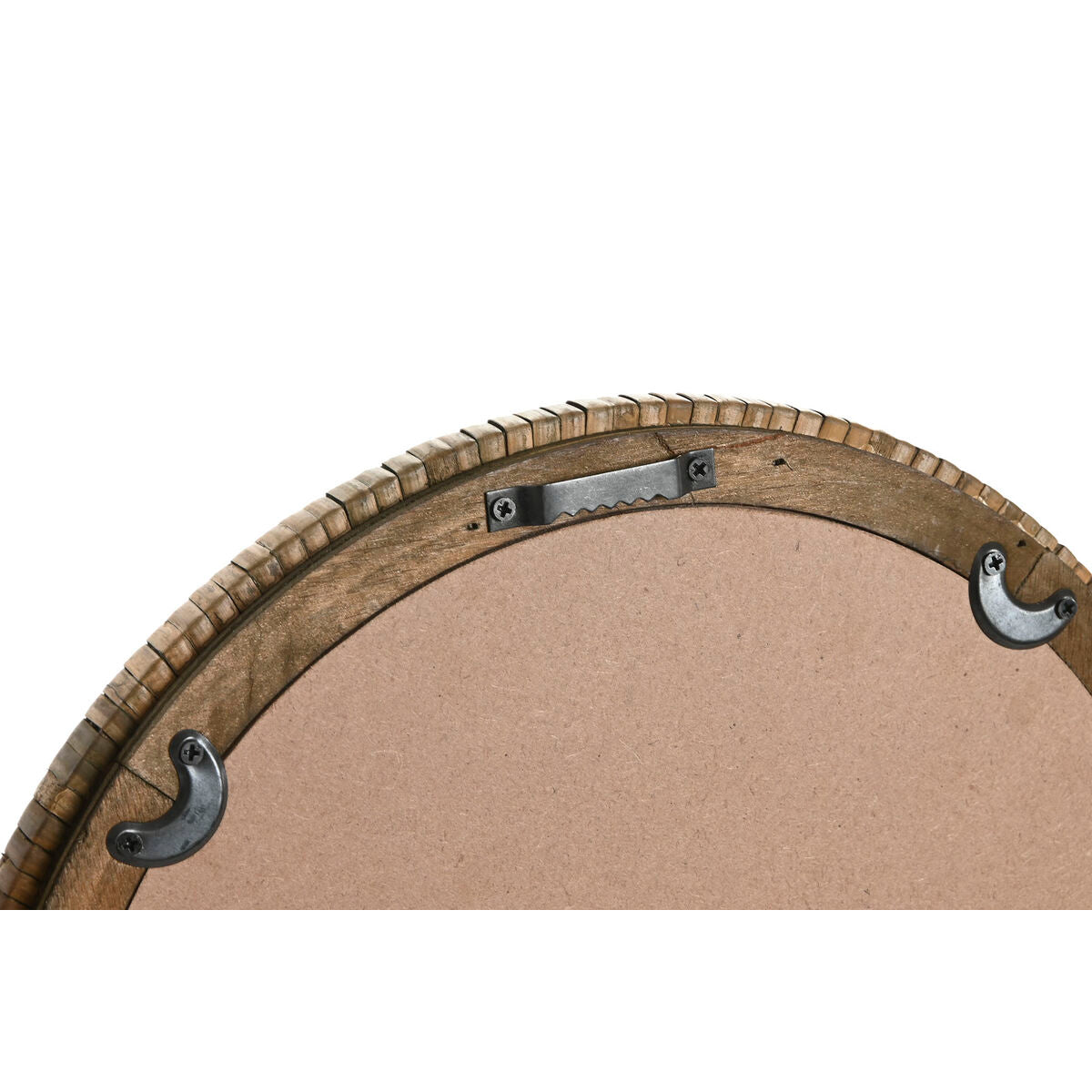 Cadre Home ESPRIT Verre Rotin 30 x 2 x 30 cm (9 Unités)