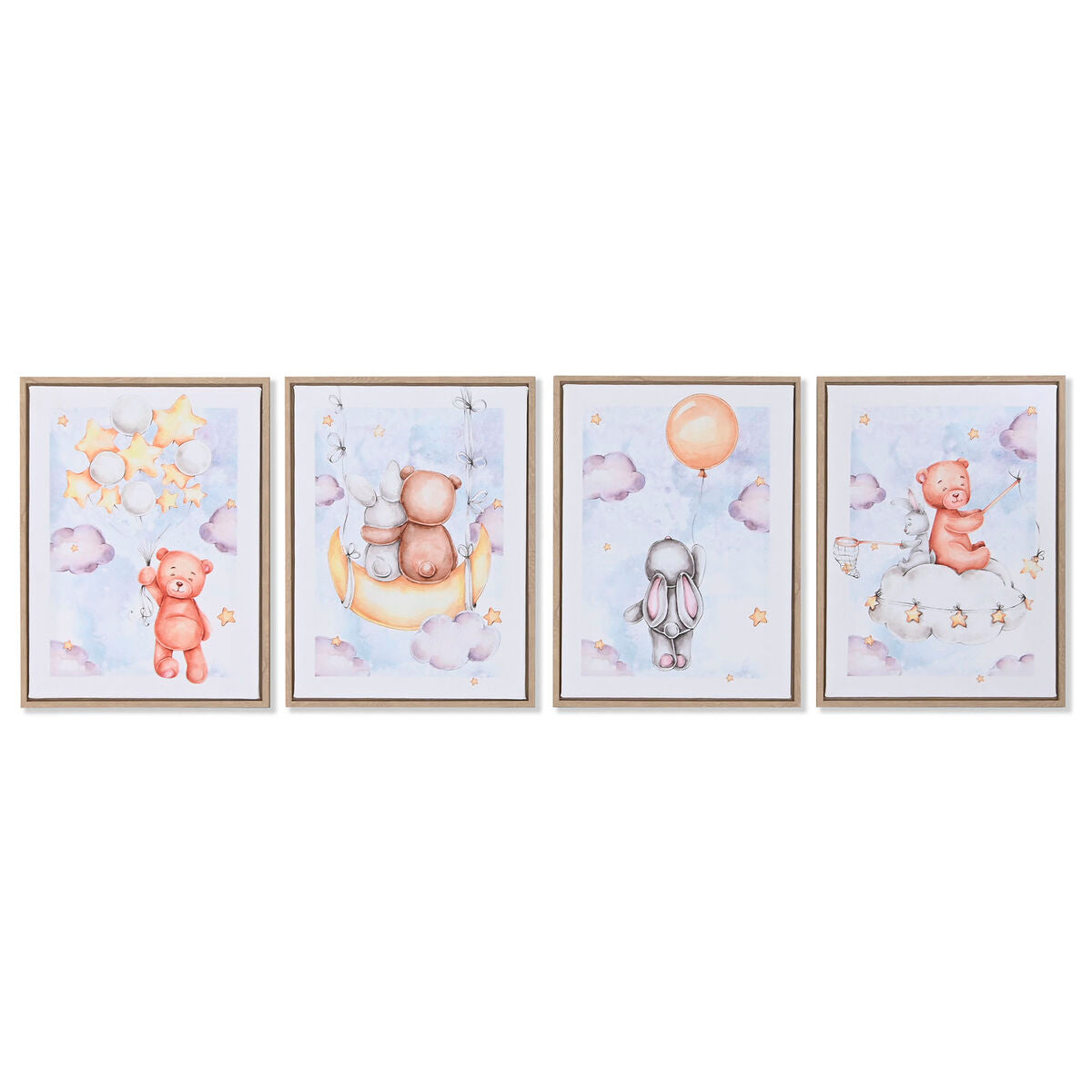 Toile Home ESPRIT polystyrène Toile 30 x 2 x 40 cm