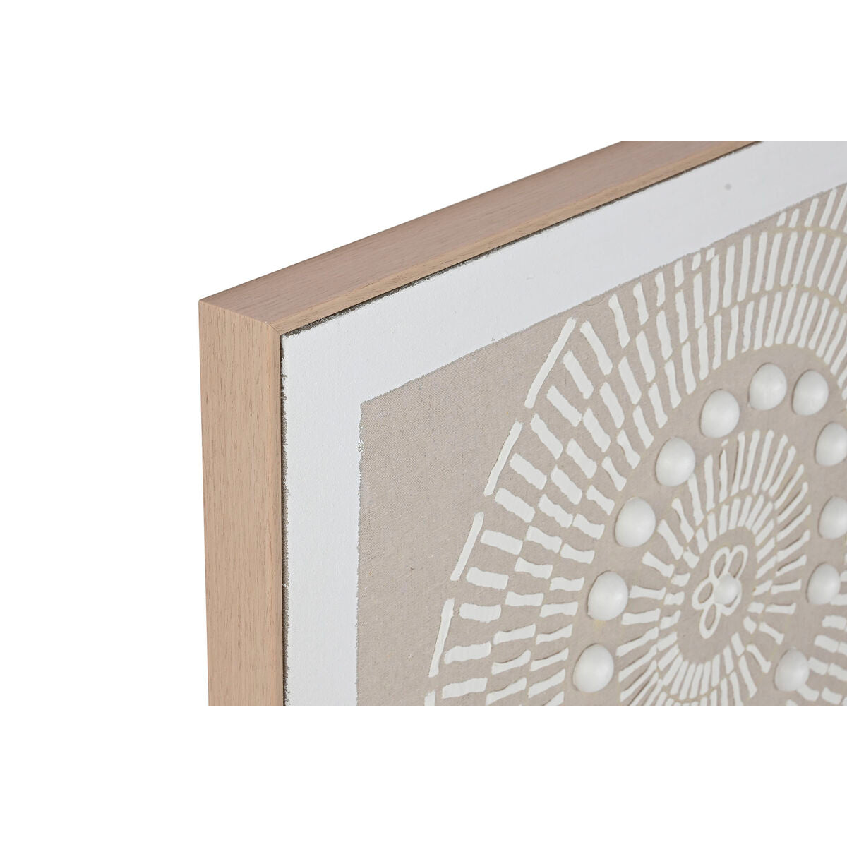 Toile Home ESPRIT polystyrène Toile 82 x 4,5 x 82 cm